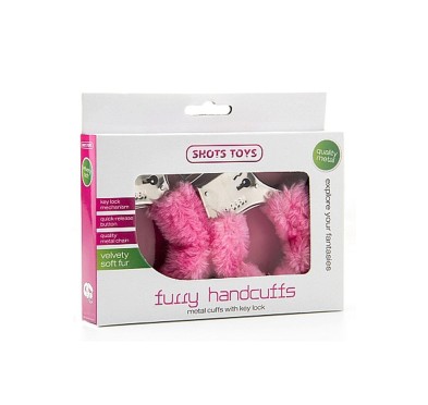 Furry Handcuffs - Pink